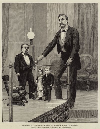 出展者とともにピカデリー、ルチアザラーテ、一般ダニのピギー 作： Frank Dadd